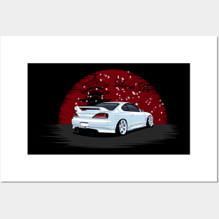 Nissasn Silvia S15, JDM Car Posters and Art